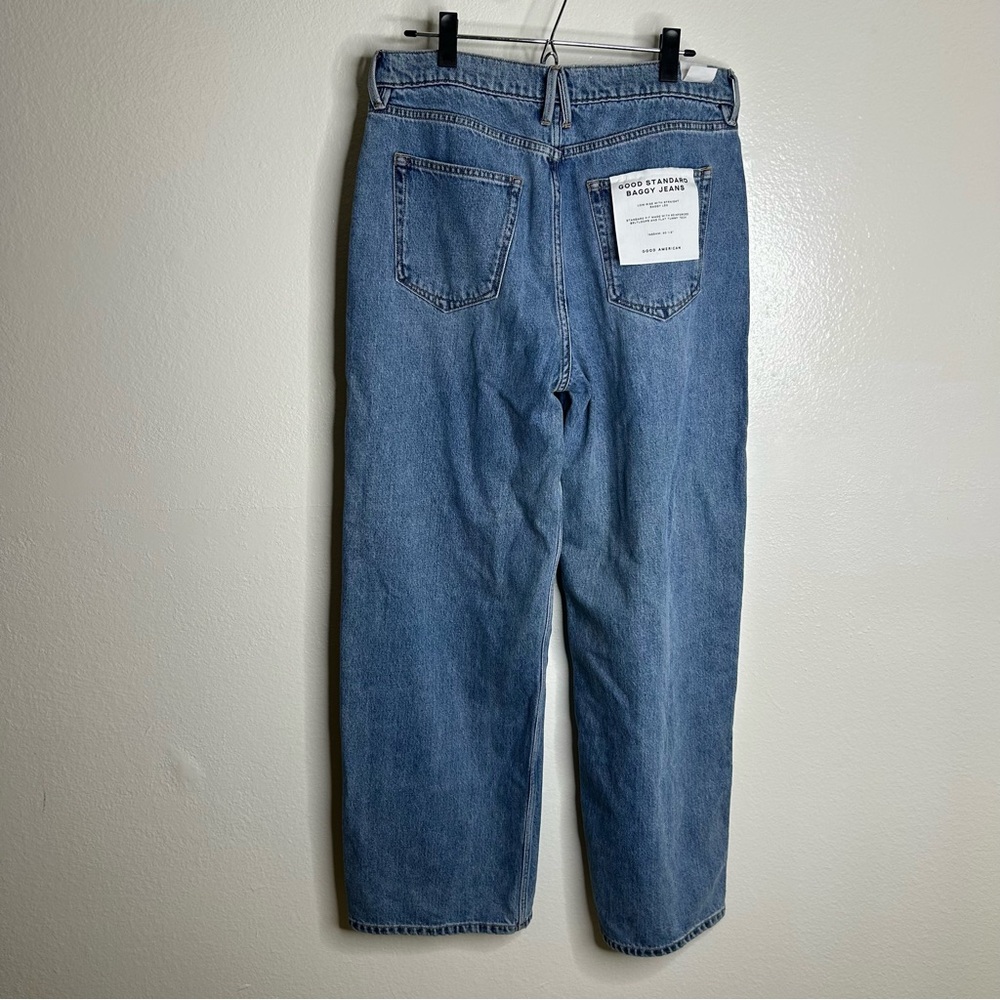 NWT Good American Good Standard Baggy Straight Leg Slouchy Jean 100% Cotton 6/28 - Picture 8 of 16